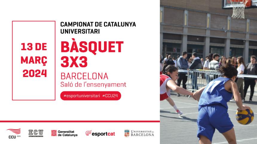 El CCU de Bàsquet 3x3 arriba al Saló de l’Ensenyament, inscriu-te!